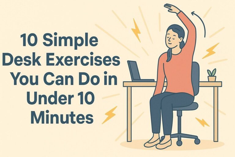 10 Simple Desk Exercises You Can Do in Under 10 Minutes